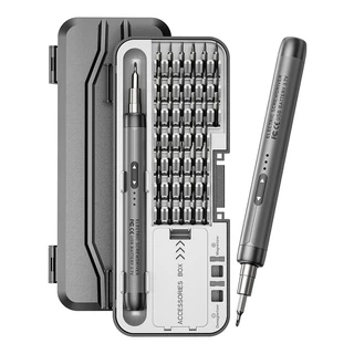 ไขควงไฟฟ้าชุด,แม่เหล็ก Precision Power Magnetic Screw Driver Bits,46 in 1 USB ชาร์จไฟฟ้าไร้สายซ่อมเครื่องมือชุดสกรู Driv
