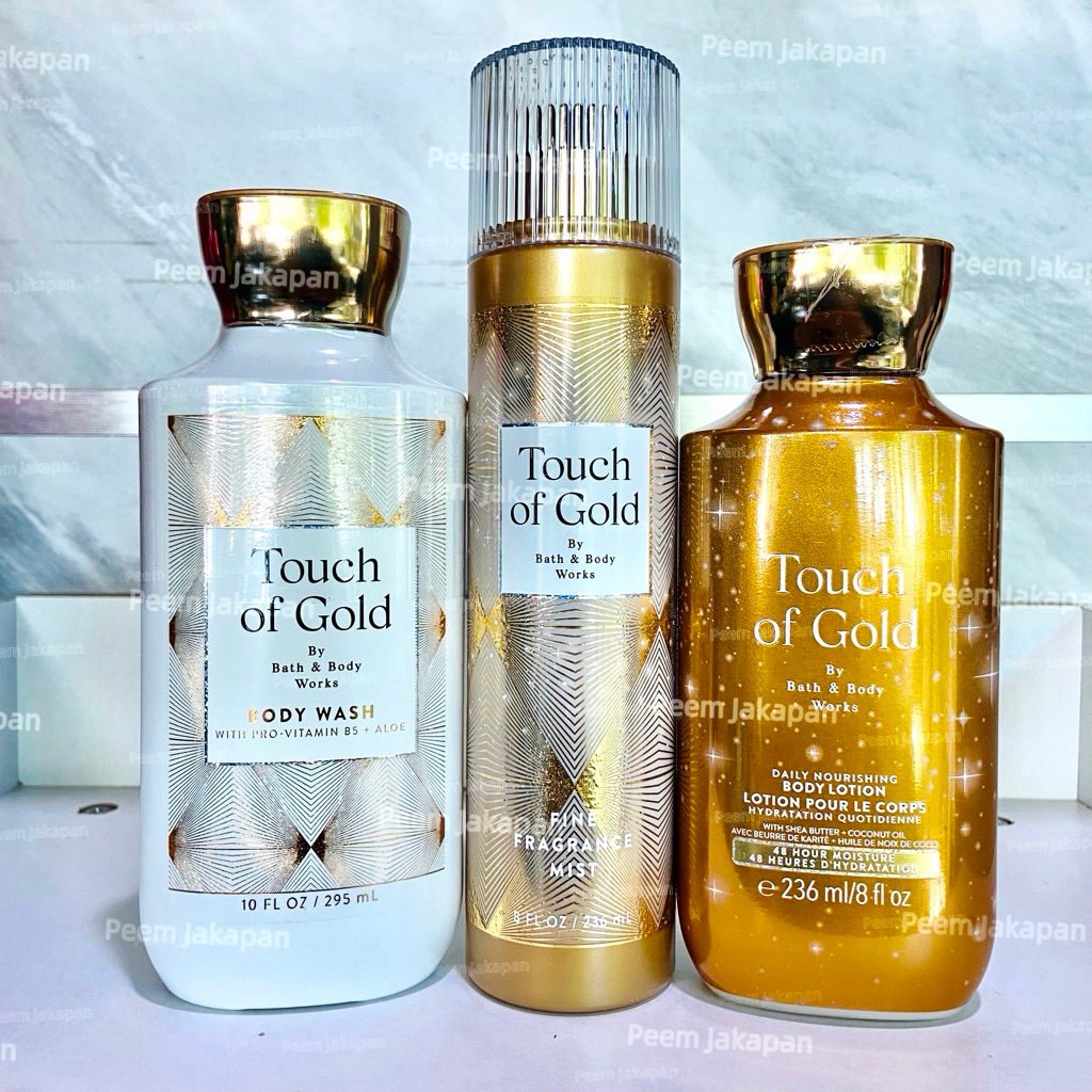 Bath & Body Works Touch of Gold (Wash / Mist / Lotion) ล็อต 25 - 26