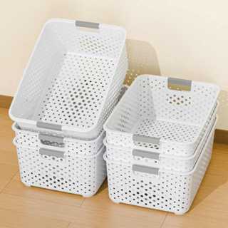 กล่องจัดระเบียบของใช้ในครัวเรือน กล่องเก็บของในตู้ ตะกร้าใส่…