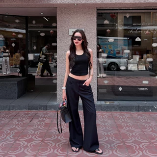 Pilita - Refined Pants กางเกงขายาวเอวต่ำ
