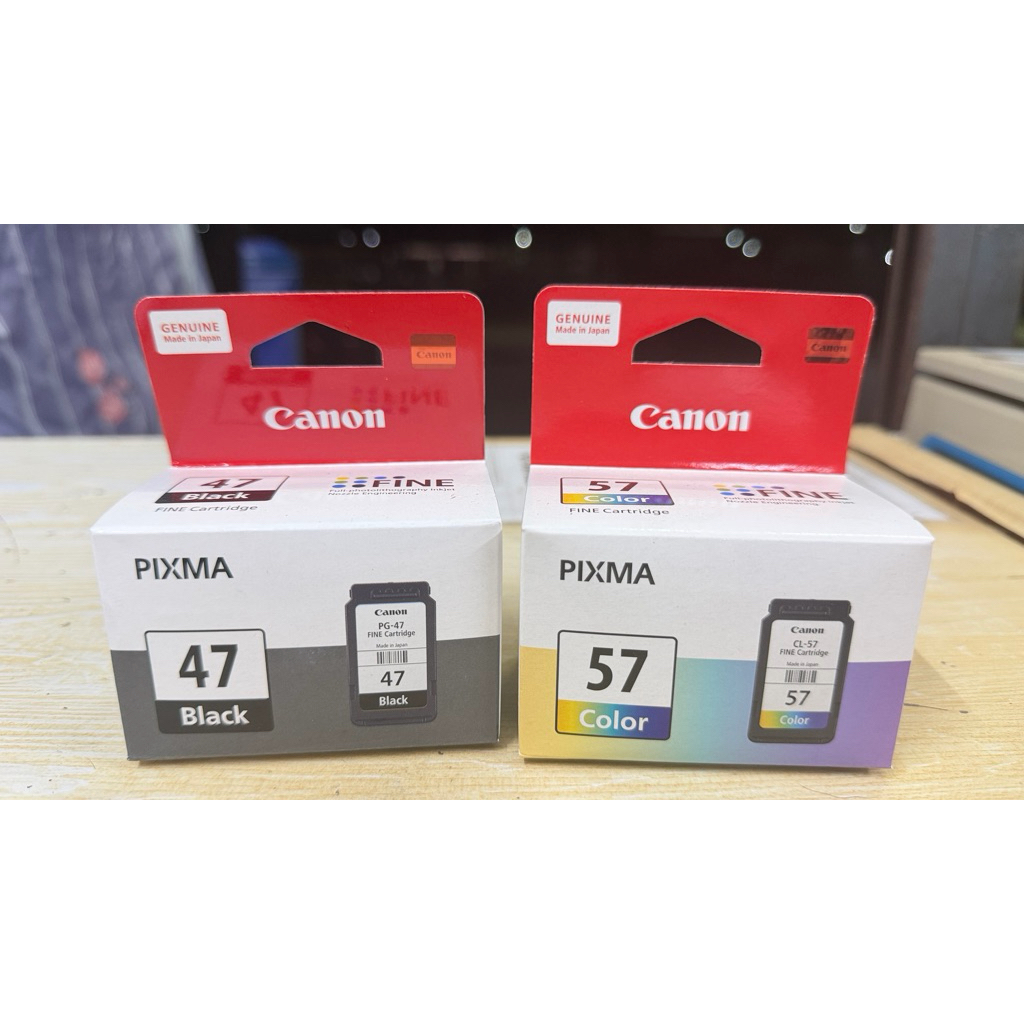 ตลับหมึก PG-47(ดำ) / CL-57สี Canon E400, E410,E417,E460,E470,E477,E480,E3170,E3177,E3370,E4270,E4570