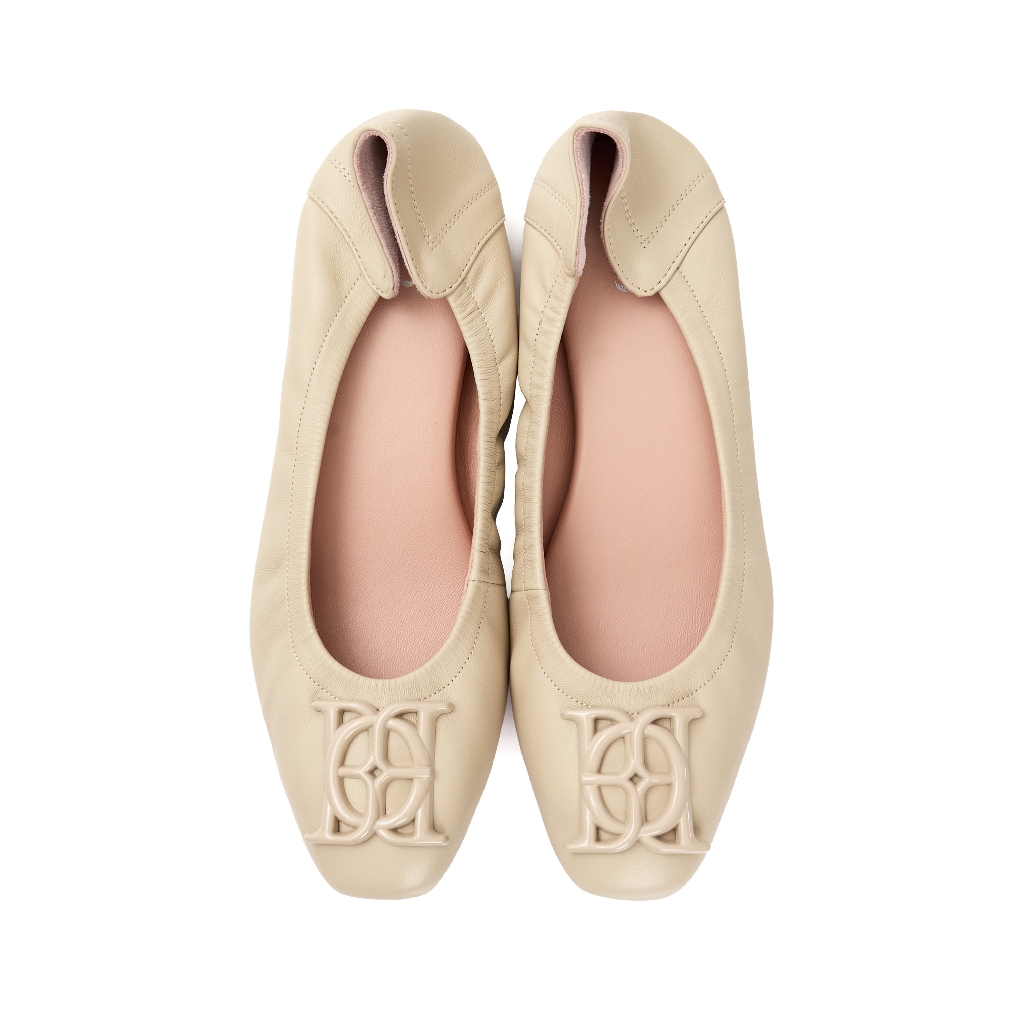 O&B รองเท้าหนังแกะ รุ่น AUDREY MARSHMALLOW IN SAND BEIGE-11188SS37269F_U6BEXX