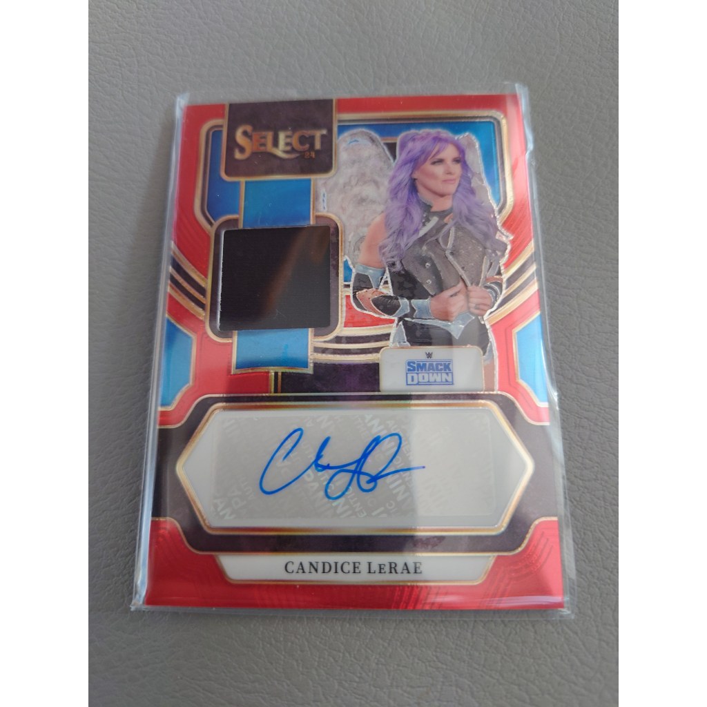 2024 Panini Select WWE  Candice LeRae /49 Auto Memorabilia