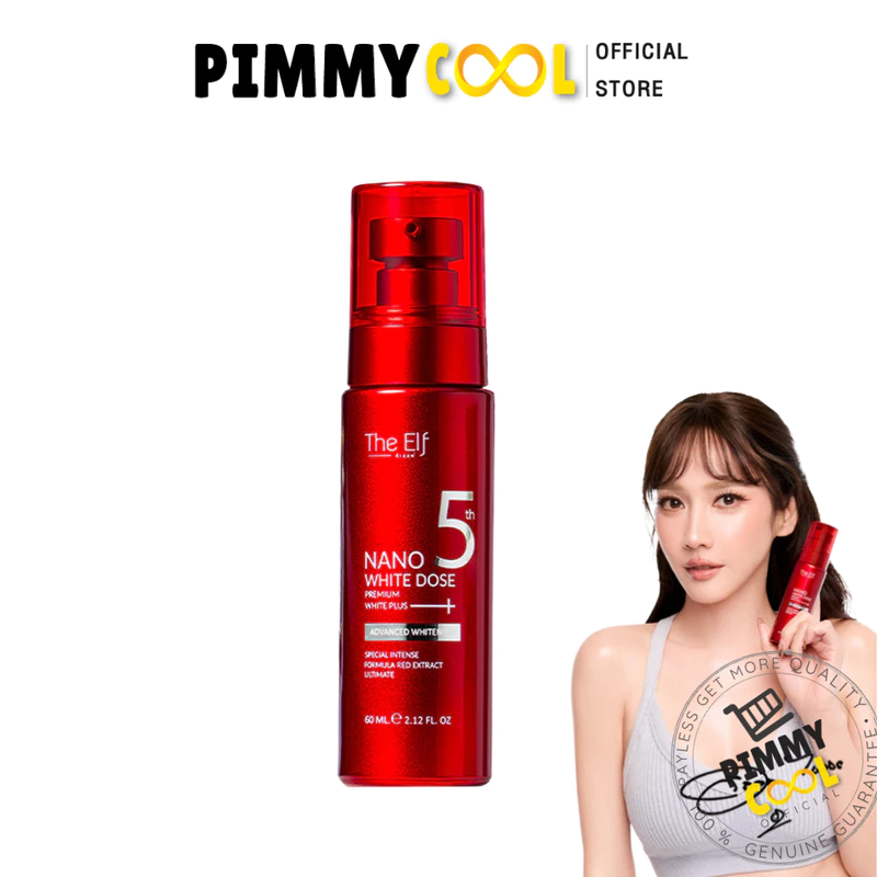 The Elf Nano White Dose โดสแดง ดิเอลฟ์ เซรั่ม บำรุงผิว 60ml.