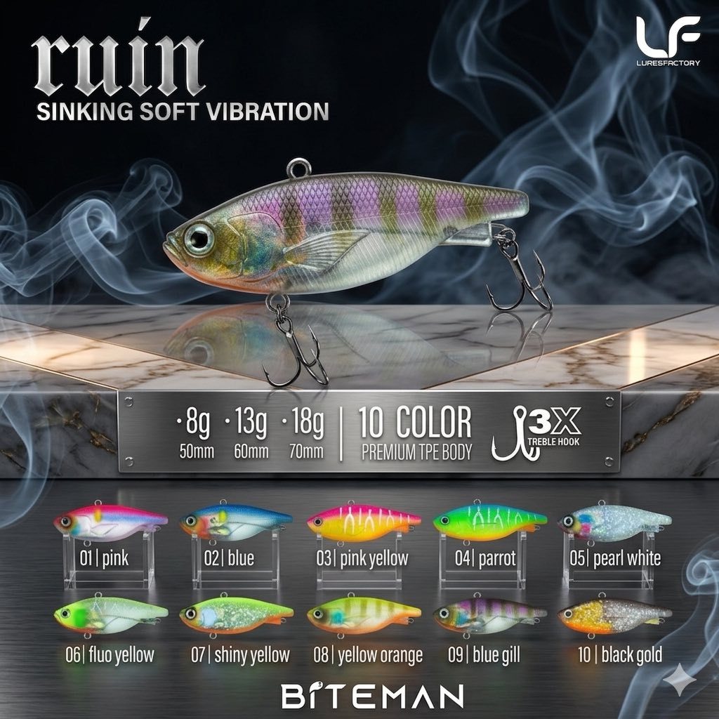 กระดี่ยาง LF-รุ่น Ruin Bitema ขนาด 8g. / 13g. / 18g.