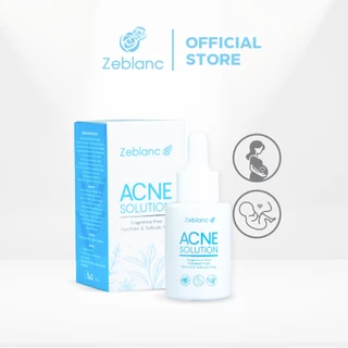 เซรั่มสิวคนท้อง Zeblanc Acne Solution ดูแลปัญหาสิวด้วยสารสกัดจากธรรมชาติ ปลอดพาราเบน ปราศจากน้ำหอม สกินแคร์ Skincare