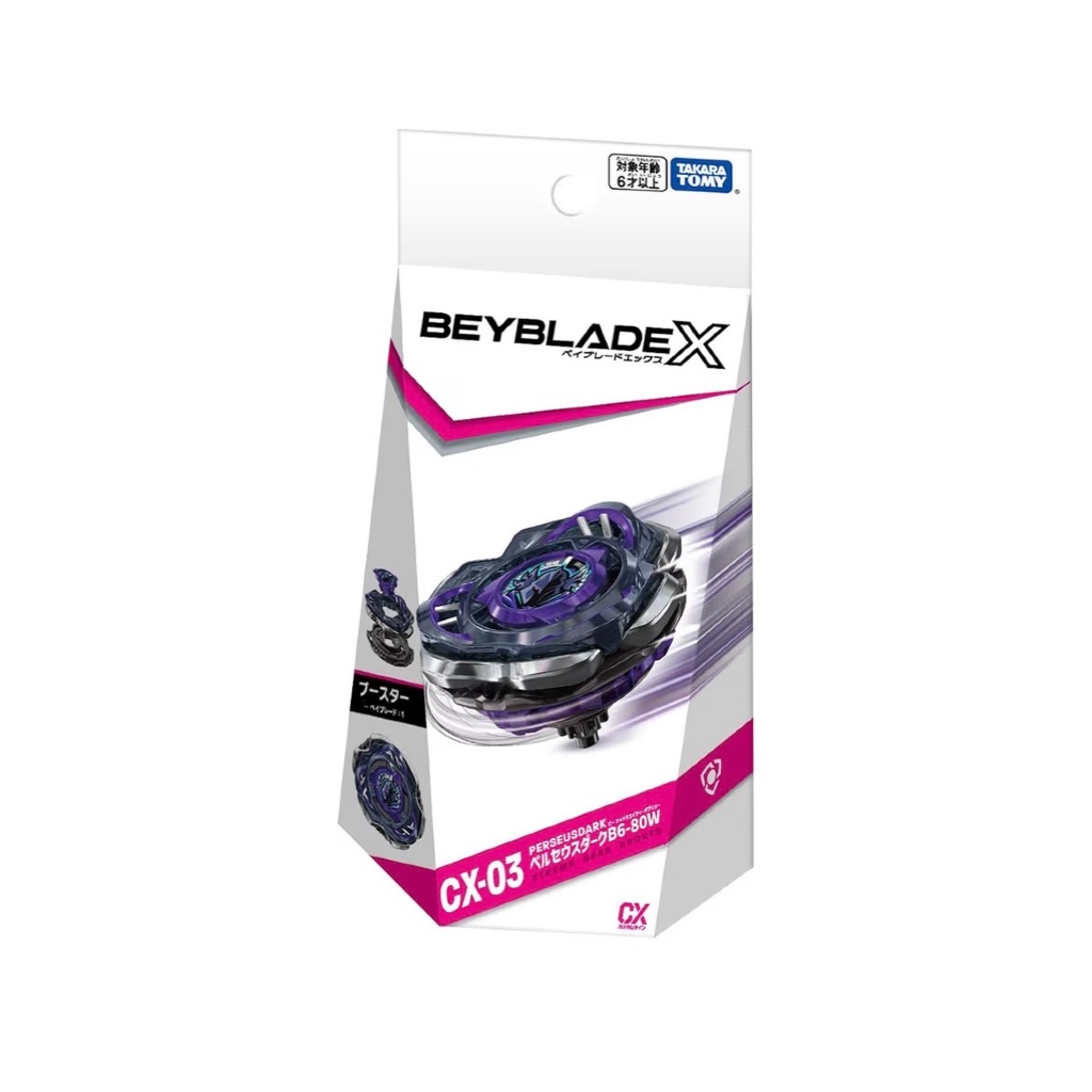 CX-03 Booster Perseus Dark B6-80W Beyblade X TAKARA TOMY [Directly from Japan]