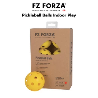 FZ FORZA ลูกพิคเคิลบอล (6 ลูก) Pickleball Balls เทคโนโลยีเดนมาร์ก มาตรฐาน USAPA ซ้อมและแข่ง (Indoor/Outdoor)