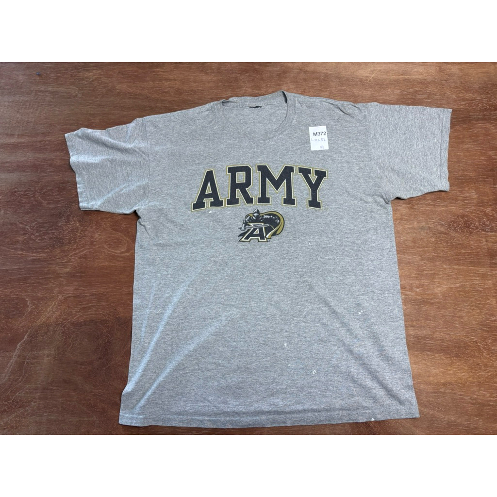 (ไซส์ L) อก22.5  ยาว27   เสื้อยืดทหารอเมริกาแท้ US Army Navy Air Force USMC ลายพราง สกรีนแนว ทหาร #M