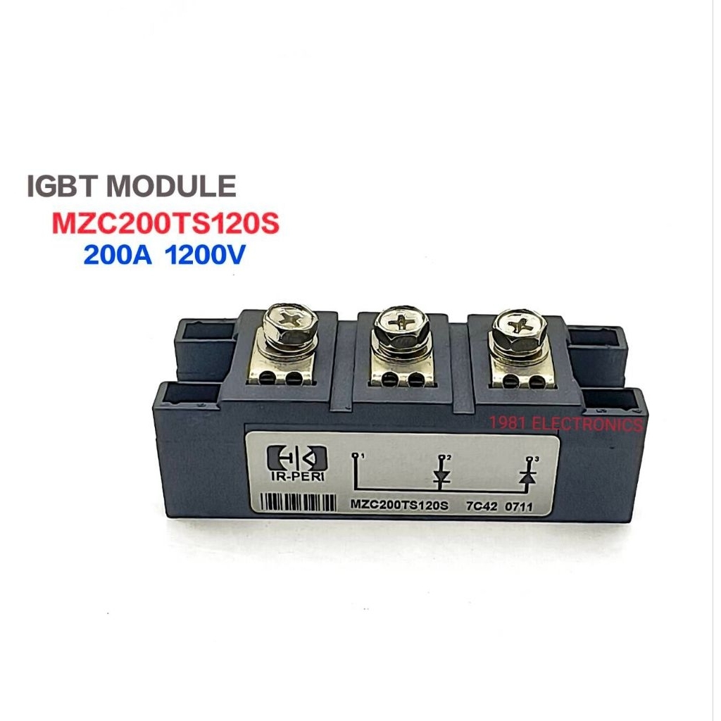 1ตัว MZC200TS120S MZC200  IGBT MODULE  200A 1200V  ไอจีบีทีโมดูล MZC200TS120
