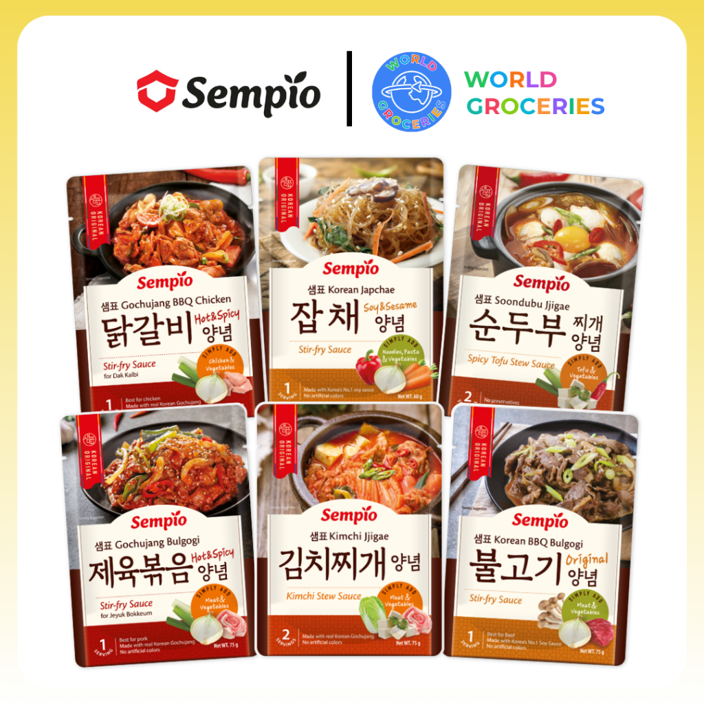 ซอสปรุงรสอาหารเกาหลี คลาสสิค 6 เมนู (Korean Classic Cooking Sauce) ตรา เซมเพียว