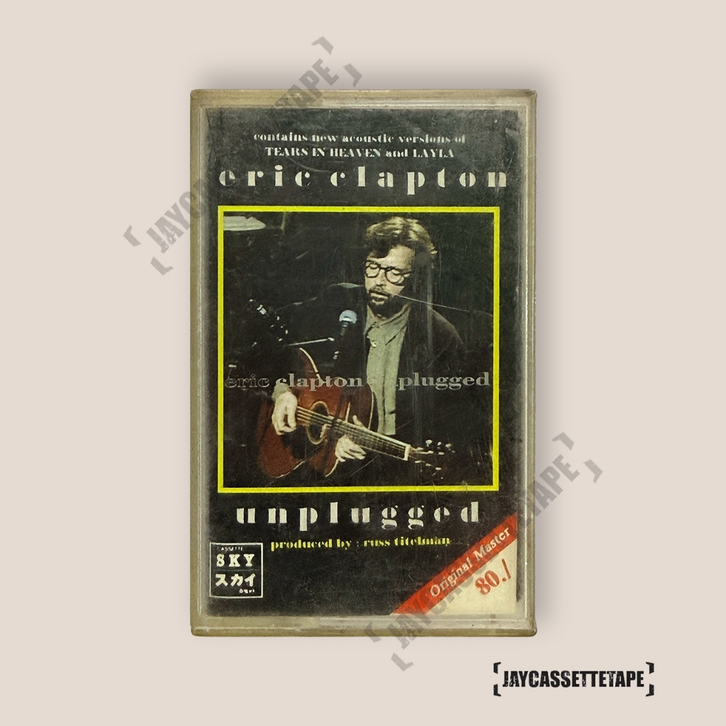 Eric Clapton Unplugged เทปเพลง เทปคาสเซ็ท Cassette Tape