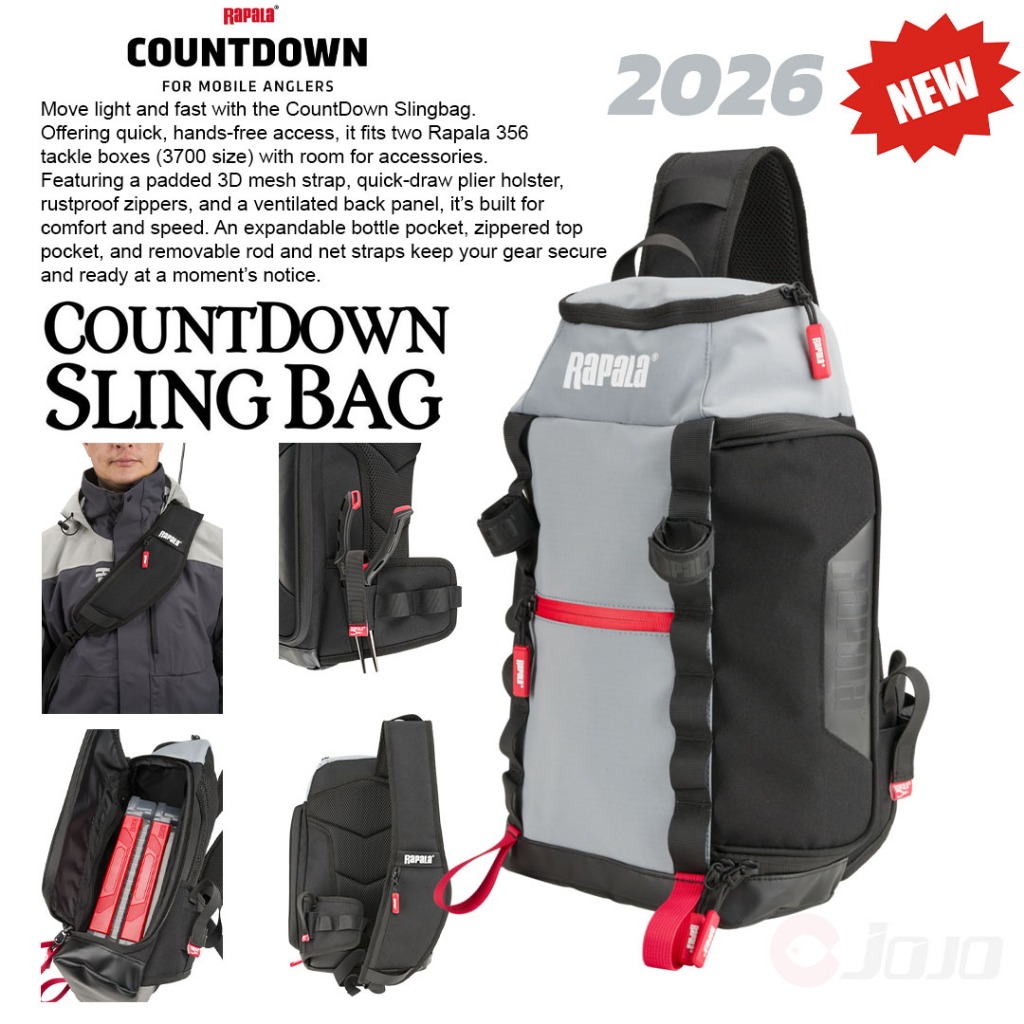 กระเป๋า สะพายบ่า RAPALA Countdown รุ่น RBCDSB Sling Bag New 2026