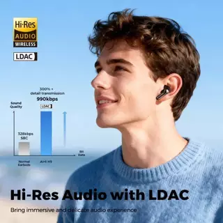🇹🇭ประกันศูนย์ไทย SoundPEATS Air6 HS หูฟัง BT6.0 Hi-Res LDAC หูฟังไร้สาย มี Game Mode True Wireless