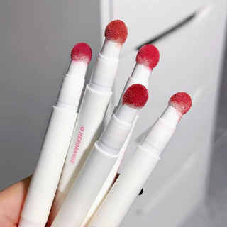 YOTAI ❤️HERORANGE❤️ ลิปสติก ลิปกลอส เนื้อแมทกำมะหยี่ หัวฟองน้ำ สีสวย ไม่ซีดจาง ไม่ติดถ้วย กันน้ำ กันเหงื่อ ติดทนยาวนาน