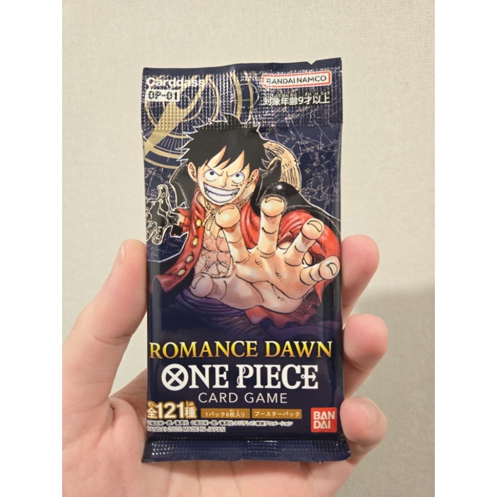 พร้อมส่ง Bandai One Piece Card Game Booster Pack jp Version แบบซองของแท้100% Onepiece Op01