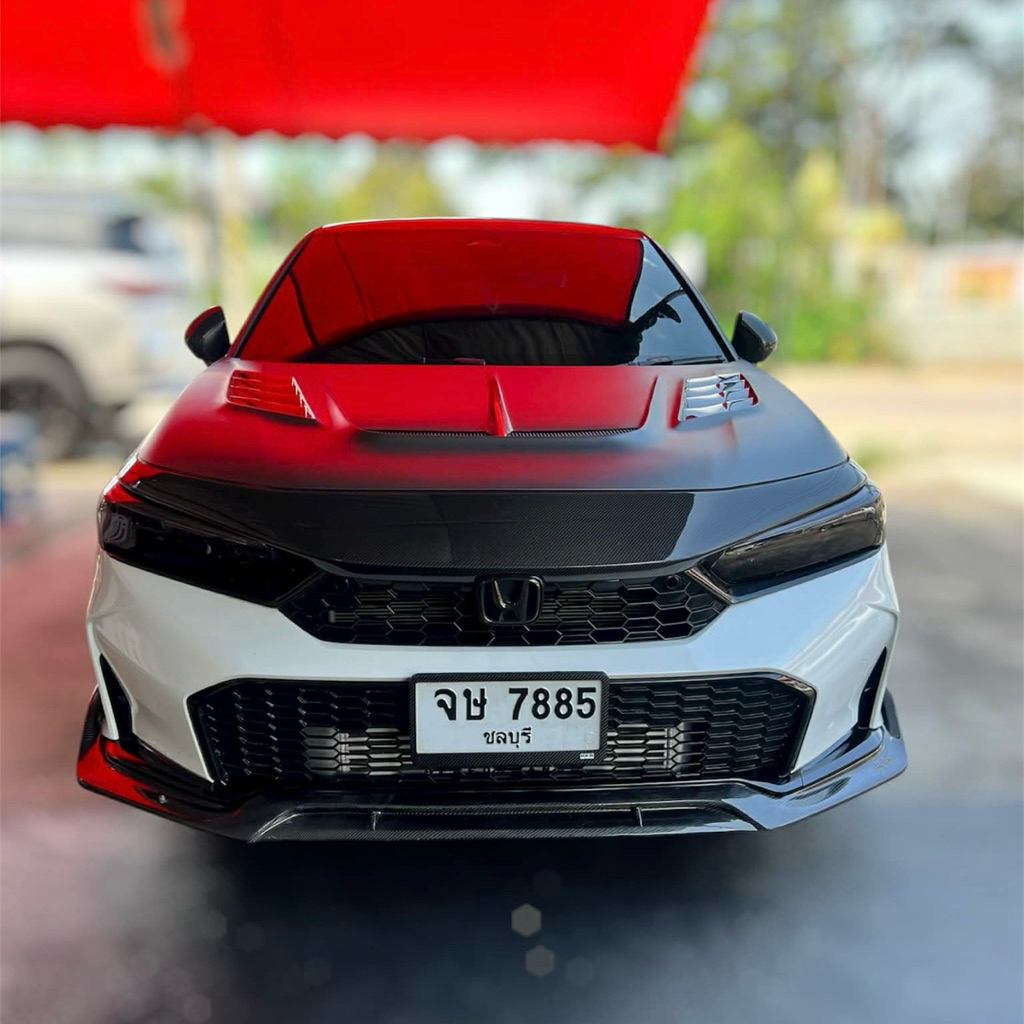ลิ้นหน้าทรง ADRO สำหรับหน้า MC ติดตั้งบน Civic Fe