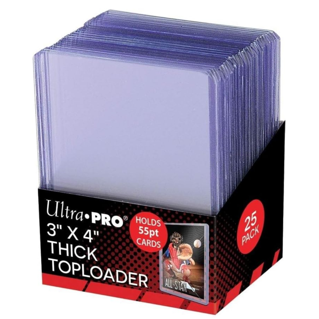 Ultra PRO Toploader 55pt 📦 (25pcs) | Semi-Thick Card Holder | Hard Plastic Protector | TCG Top Loade