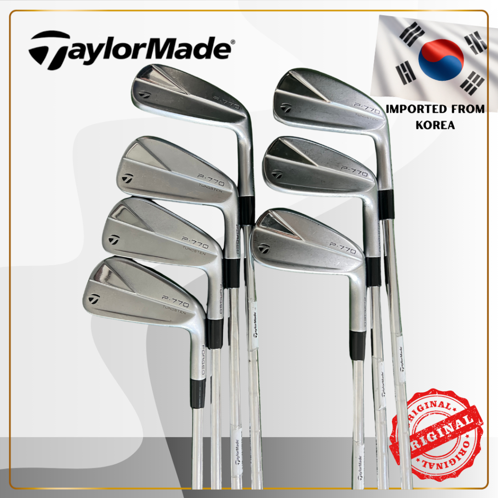 ✨(ชุดไม้เหล็กมือสอง) TaylorMade P770 gen 3 7 Iron- for Man  - Shaft : KBS Tour LITE - Flex S - Set ⛳