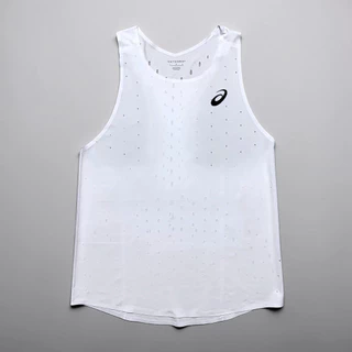 (LogoASlC)เสื้อกล้ามวิ่งทรงProEliteสีพื้นผ้ารูไร้ตะเข็บแห้งไว