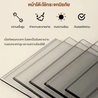 โต๊ะข้างเตียงอัจฉริยะ ตู้เก็บของทันสมัยเรียบง่ายมัลติฟังก์ชั่น รองรับการชาร์จไร้สาย ไฟสามสี พอร์ต USB และลำโพงบลูทูธคู่