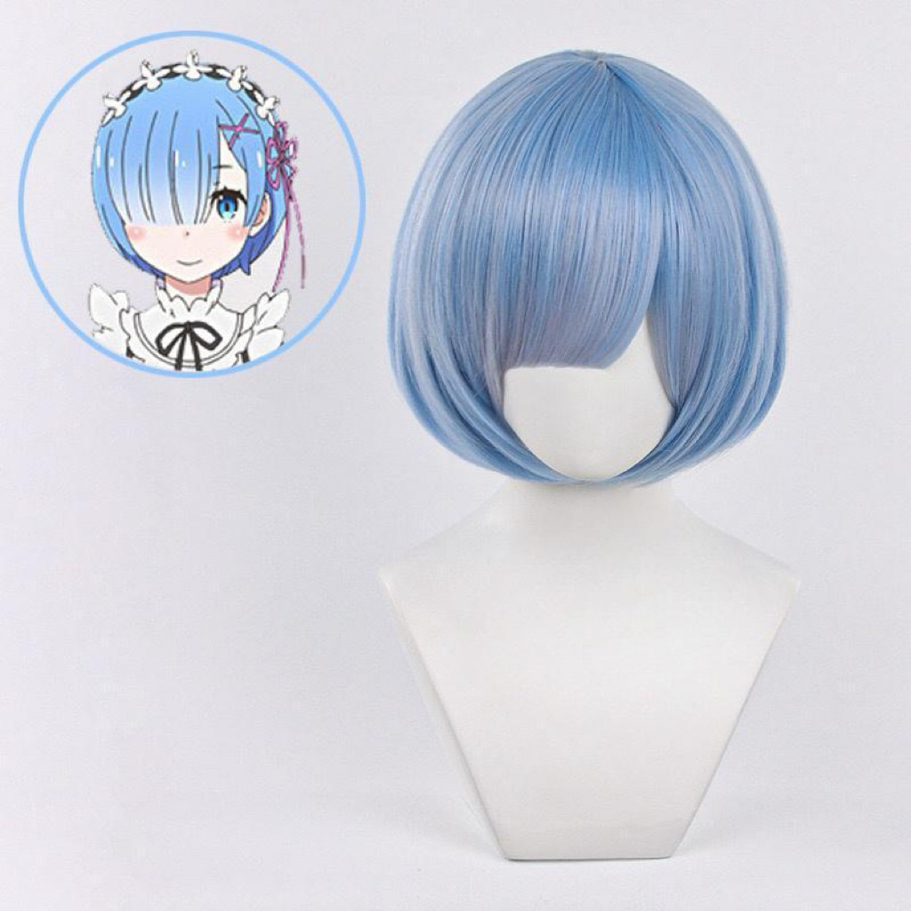 BrB shop 🖤 Wig cosplay Rem re-zero anime วิกผมคอสเพลย์