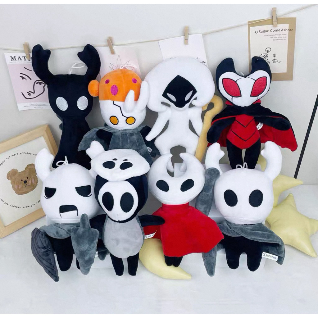 5รูปแบบ Hollow Knight ตุ๊กตาของเล่นเกม Hollow Knight ตุ๊กตาสัตว์ตุ๊กตาของเล่นเด็กวันเกิดวันหยุดสําหร