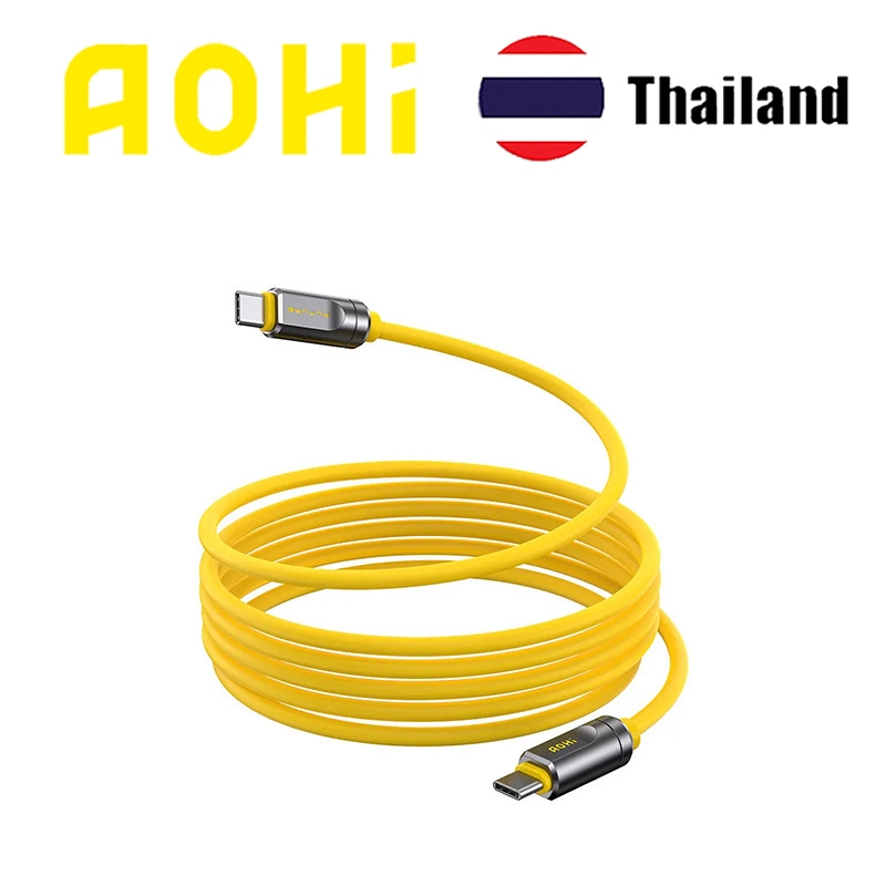 AOHI อนาคตสายเคเบิล อิเหนา USB4 2.0 240W Thunderbolt 5 สาย 240W 120Gbps 8K PD3.1 สาย USB-C