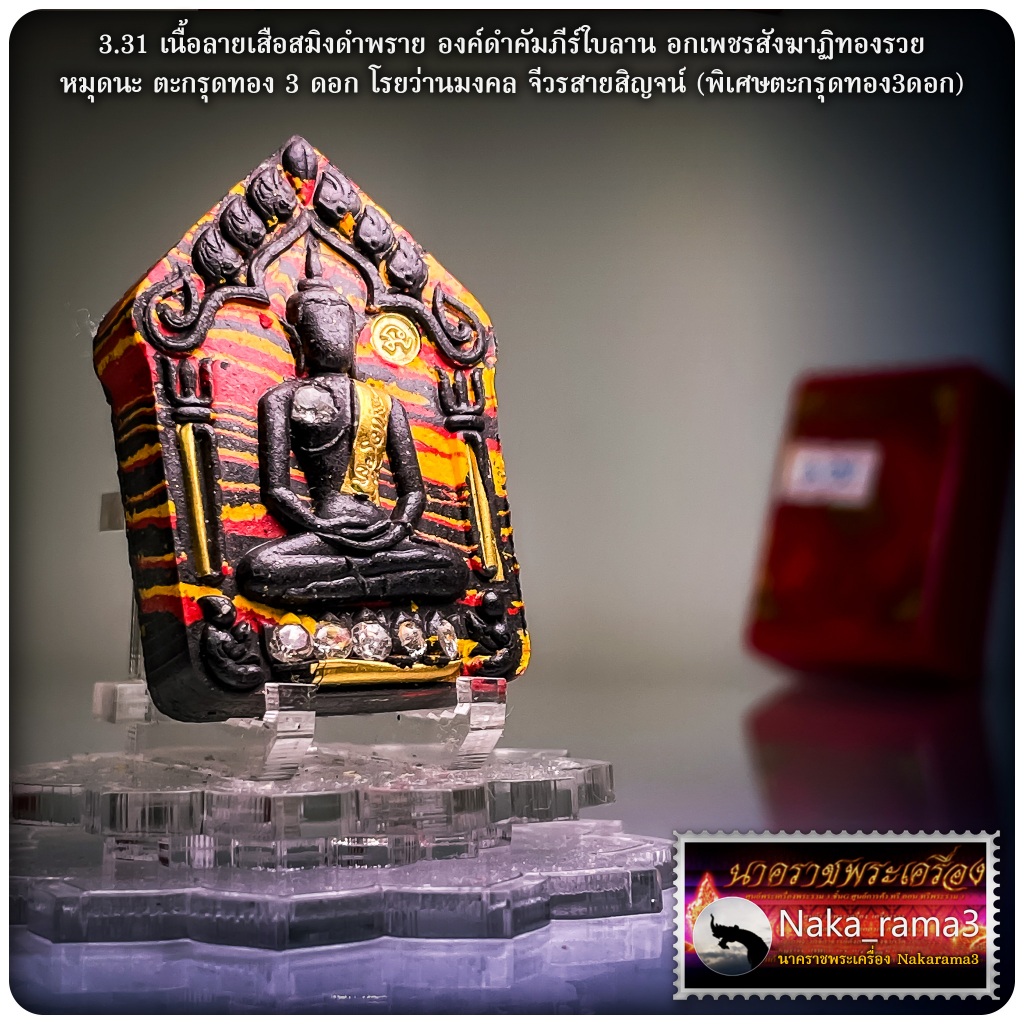 ขุนแผนหลังเสือ หลวงปู่ฝั้น ปสาโท วัดศรีถมอรัตน์ จ.เพชรบูรณ์
