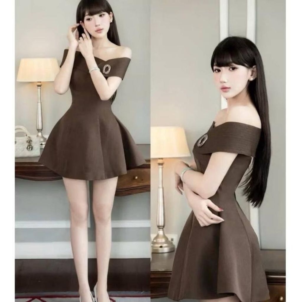 Kamila Dress - งานป้ายเวียดนาม พร้อมส่งจากกรุงเทพ