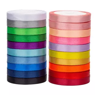 ริบบิ้นผ้าซาติน 0.6 cm x 22m | ราคาถูก ที่สุด | ทำโบว์ ห่อของขวัญ ตกแต่ง | พร้อมส่ง | รับเก็บปลายทาง