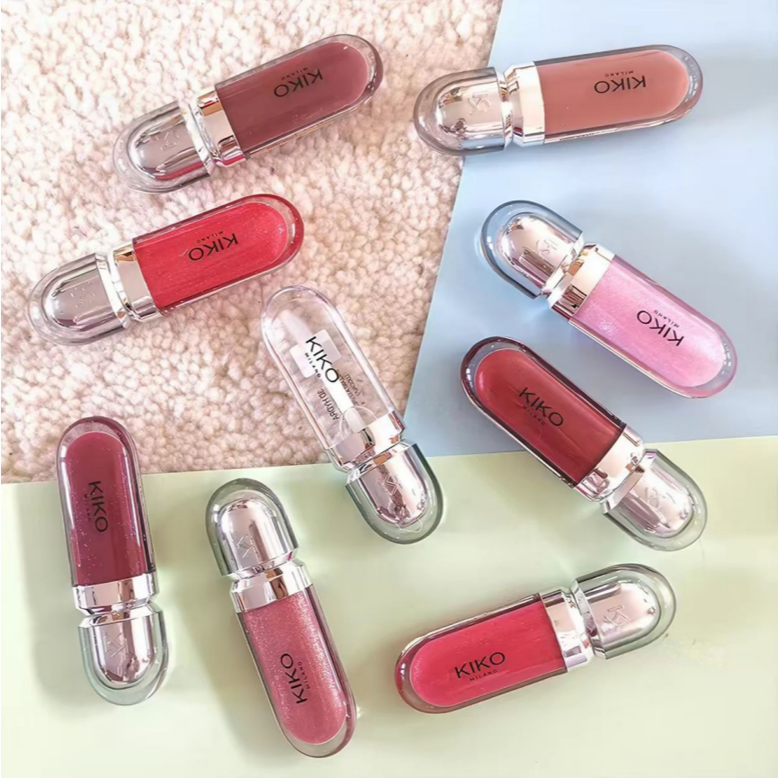 Kiko 3D HYDRA Lipgloss แท้ ลิปกลอสชุ่มชื้น ริมฝีปากอวบอิ่ม 6.5ml มีหลายสี พร้อมส่ง