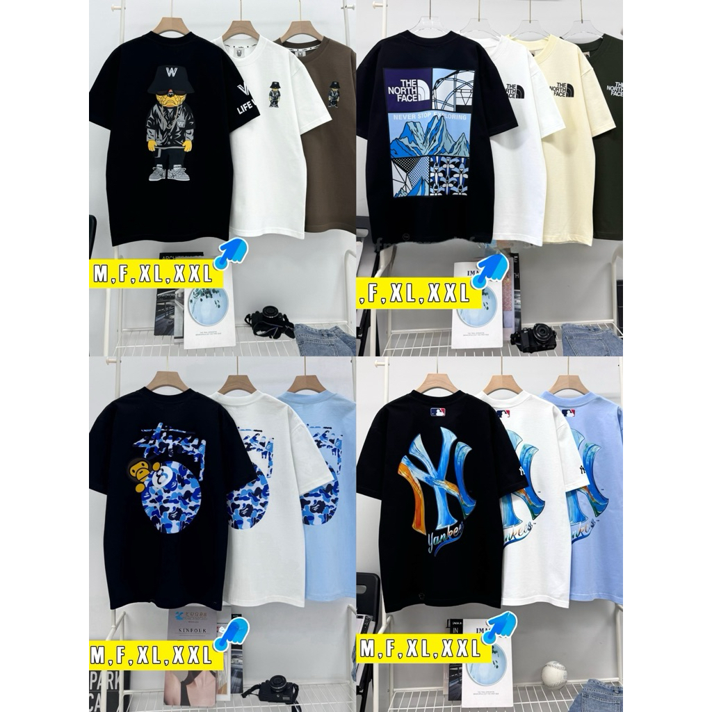 🔥เสื้อยืดแบรนด์ Size M  F  XL 2XLราคาพิเศษ🔥