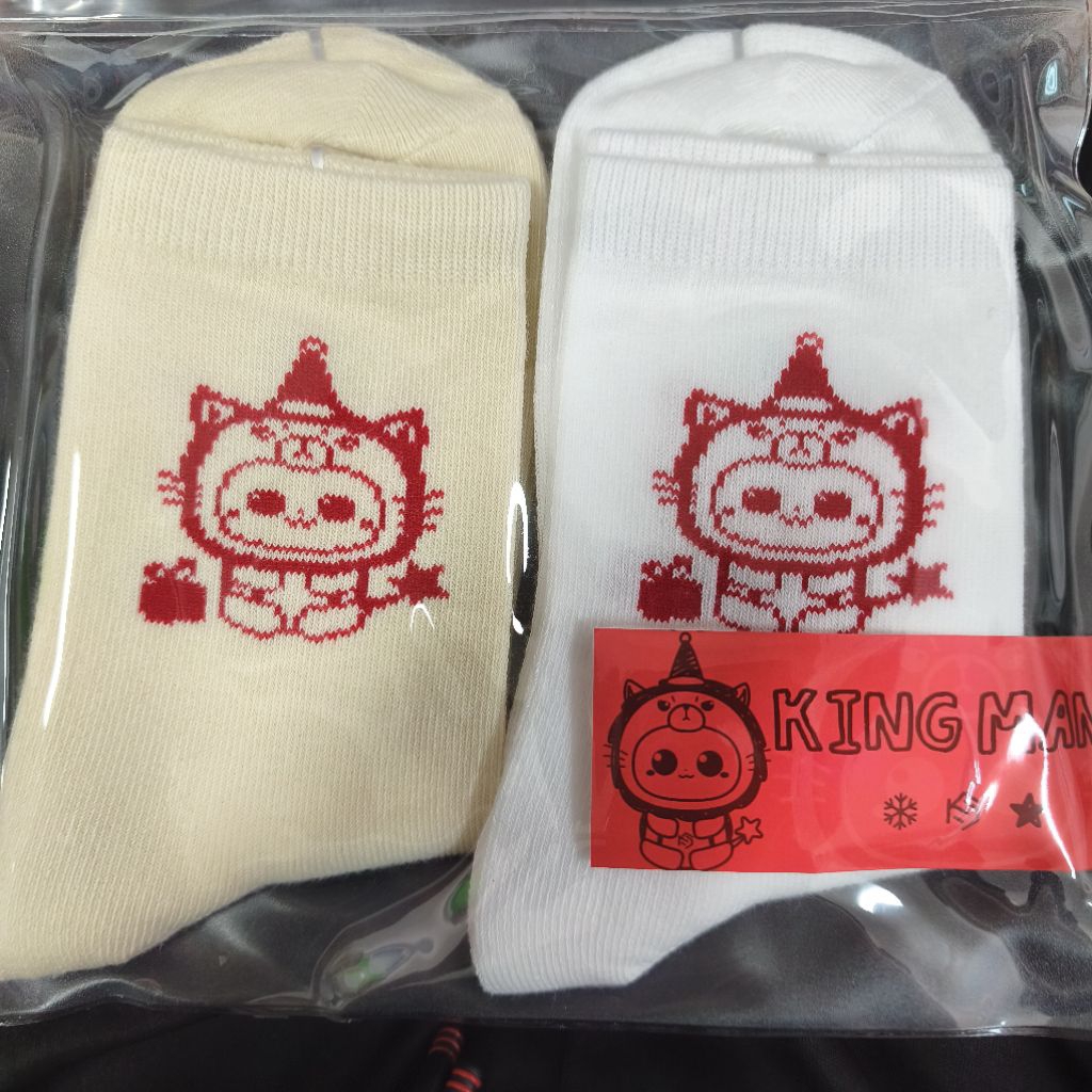 GMMTV ถุงเท้า King Man พร้อมส่ง ไม่แกะ