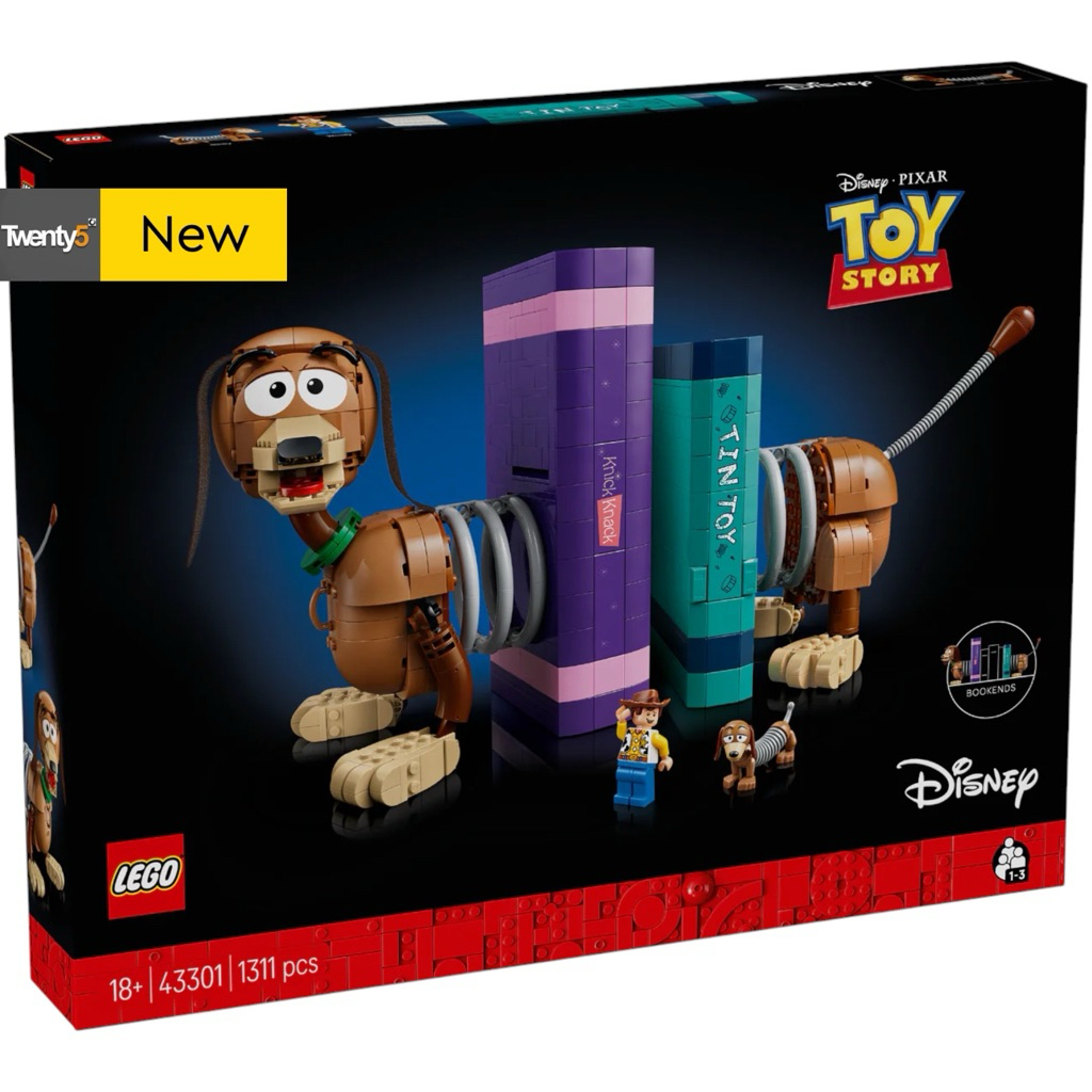 Lego Disney 43301 Toy Story Slinky Dog Bookends