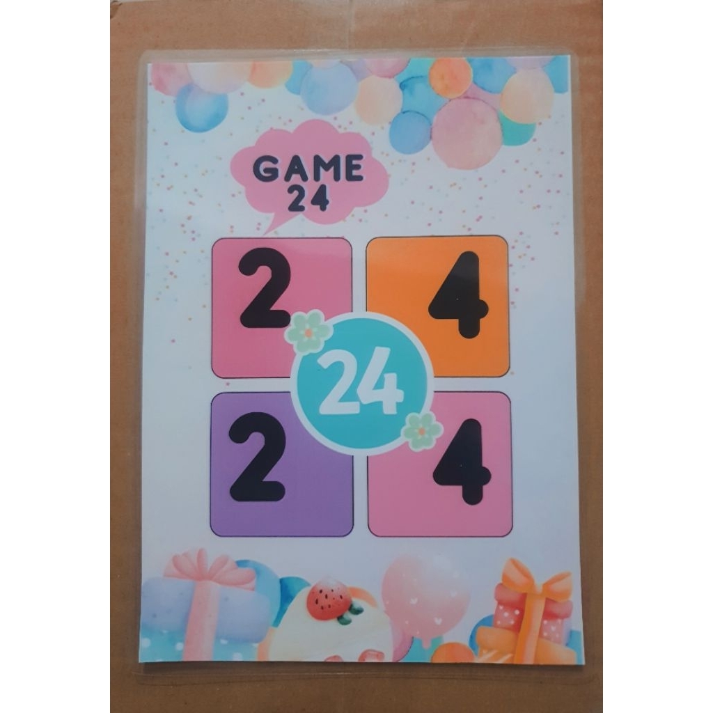 บัตรการ์ดเกม 24 GAME24