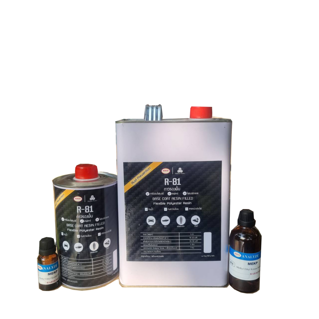 AnalyzeR-81เรซิ่น/กาวรองพื้น โพลี่เอสเตอร์หุ้มคาร์บอนไฟเบอร์