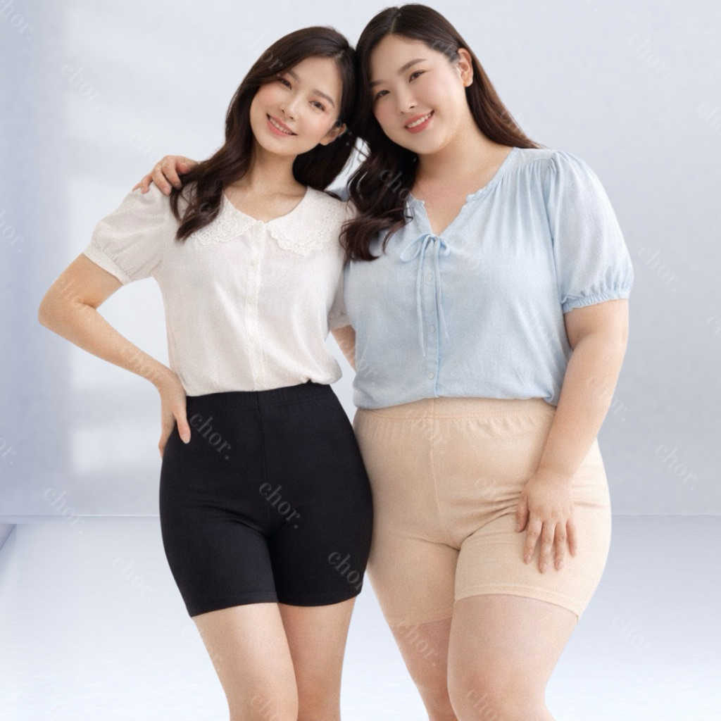 Chor 688/884 กางเกงซับในกันโป๊ผู้หญิง ผ้าฝ้ายใยไผ่เย็น ใส่สบาย ไม่รัดรูป เอวสูง ไร้ขอบ ราคา ถูกที่สุด ดีลบีเคเค แกลเลอรีภาพที่ 4