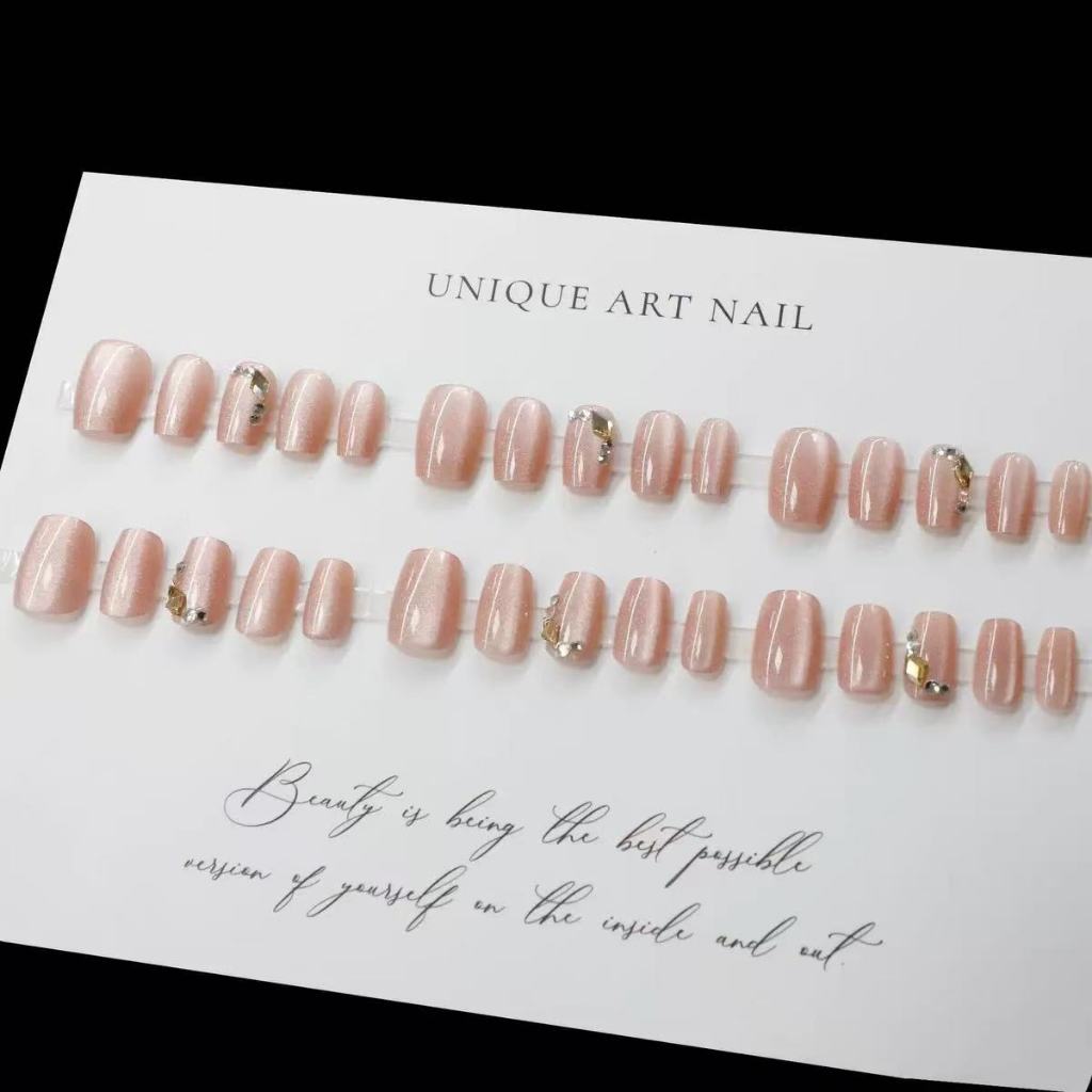 [พร้อมกาว-239] เล็บปลอมติด nail เล็บปลอมเจล งานแฮนด์เมด ใช้ซ้ําได้ สไตล์จะได้รับการอัปเดตต่อไป ราคา ถูกที่สุด ดีลบีเคเค แกลเลอรีภาพที่ 5