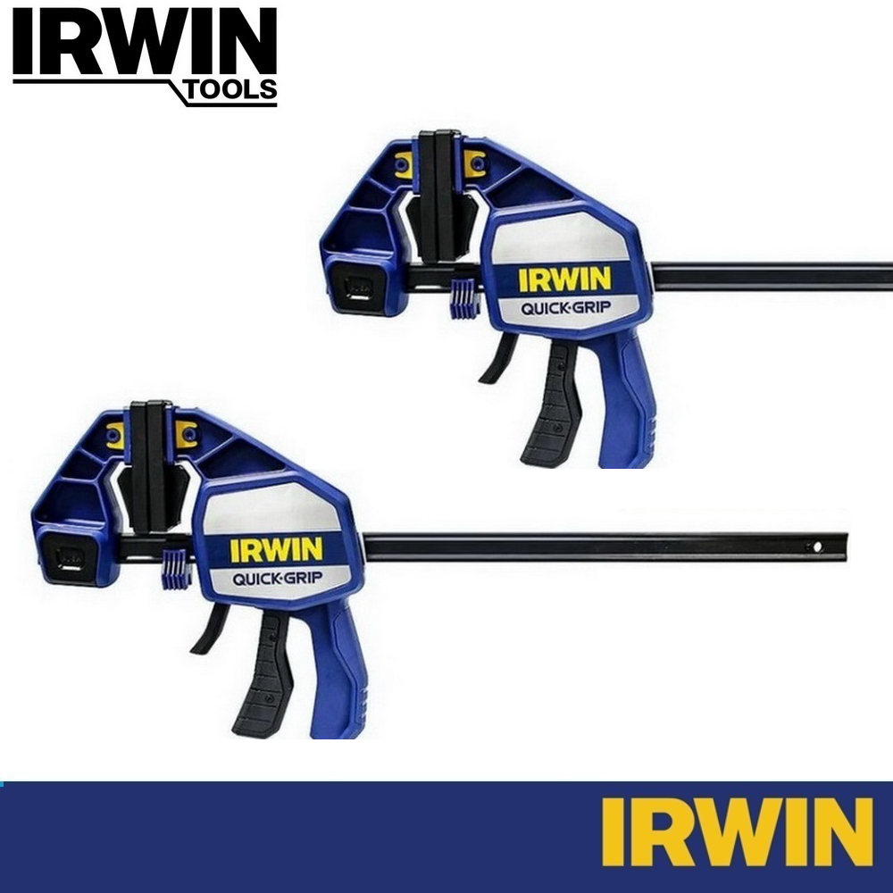 IRWIN QUICK GRIP XP แคลมป์จับงาน 24 นิ้ว x2 (สีน้ำเงิน)