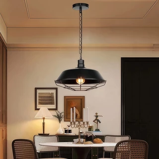 Ceiling Lights โคมระย้า โคมไฟเพดาน LOFT โคมระย้าคาเฟ่ สไตล์อุตสาหกรรมสมัยใหม่ เส้นผ่านศูนย์กลาง 36CM