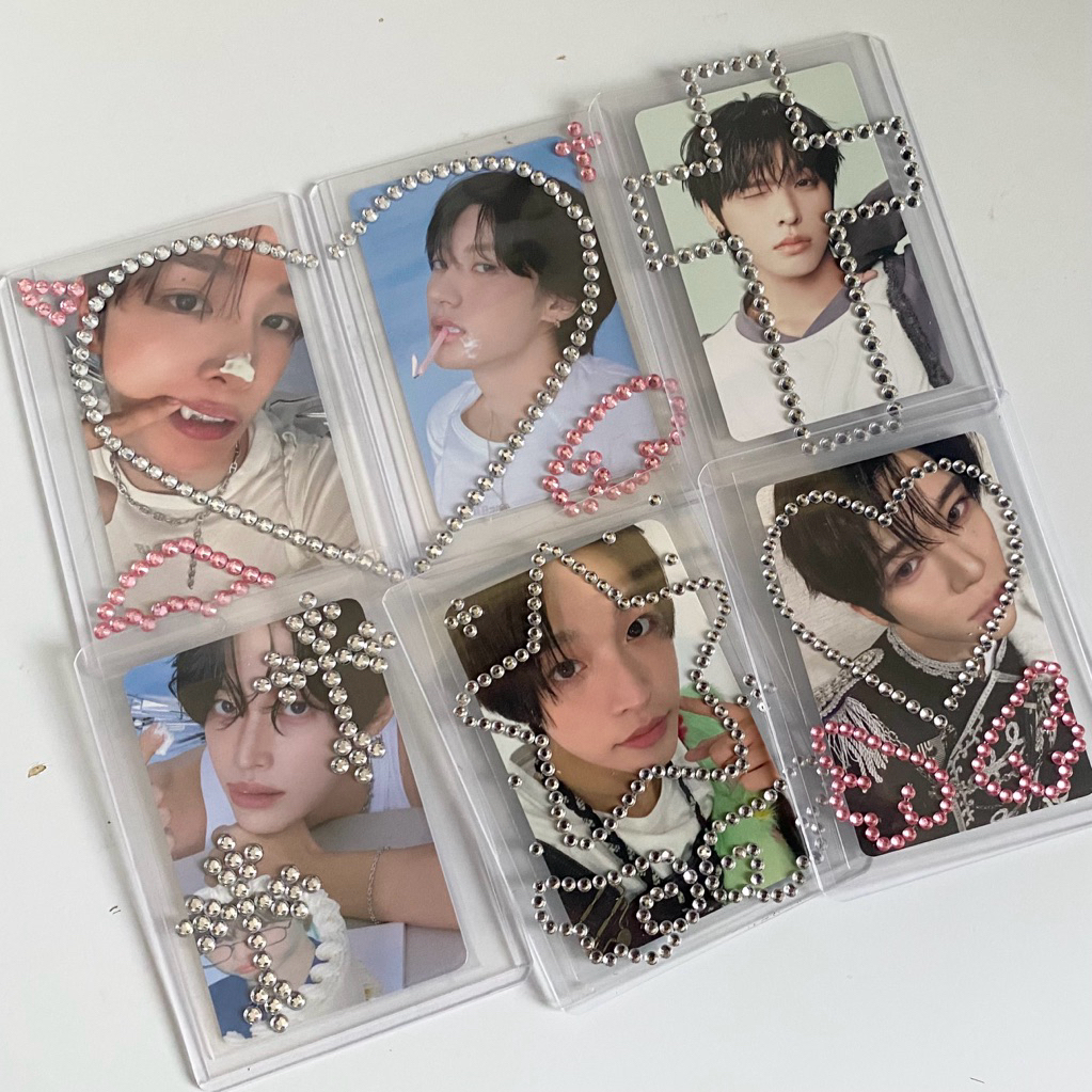 เฟรมการ์ดติดกากเพชร ❤️☘️ (รับงาน custom)
