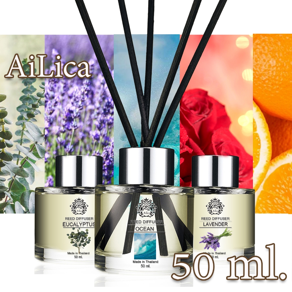 ก้านไม้หอม ปรับอากาศ กลิ่นเทียบ ใช้ได้นาน 1-2เดือน น้ำหอม น้ำมันหอมระเหย Reed Diffuser