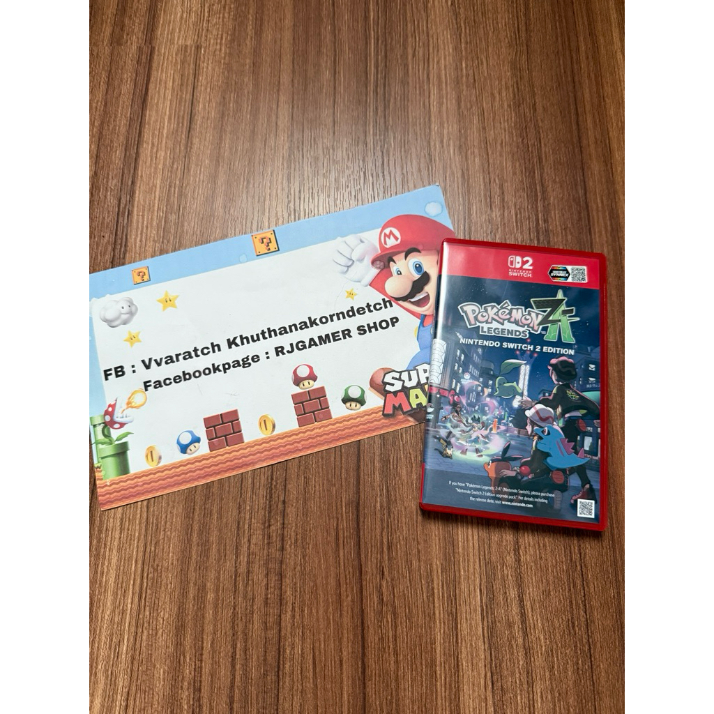 Pokemon Za Switch2 แผ่นเกมมือสอง