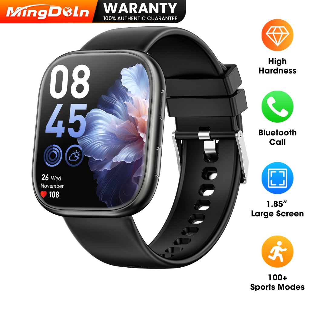 2026 SmartWatch Ip68กันน้ำ การโทรผ่านบลูทูธ โหมดกีฬาหลายโหมด ชายและหญิงสมาร์ทวอทช์ อัตราการเต้นของหัวใจออกซิเจนในเลือด