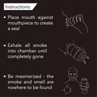 PERSONAL SMOKE FILTER SET WITH EXTRA HEPA FILTER REPLACEMENT CARTRIDGE ร้านอยู่ไทย จัดส่งไว!!
