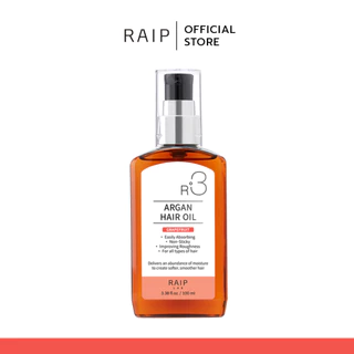 GRAPEFRUIT - RAIP LAB R3 ARGAN HAIR OIL เซรั่มออยใส่ผม ลดผมชี้ฟู ผมนุ่มทันที กลิ่นเกรปฟรุต