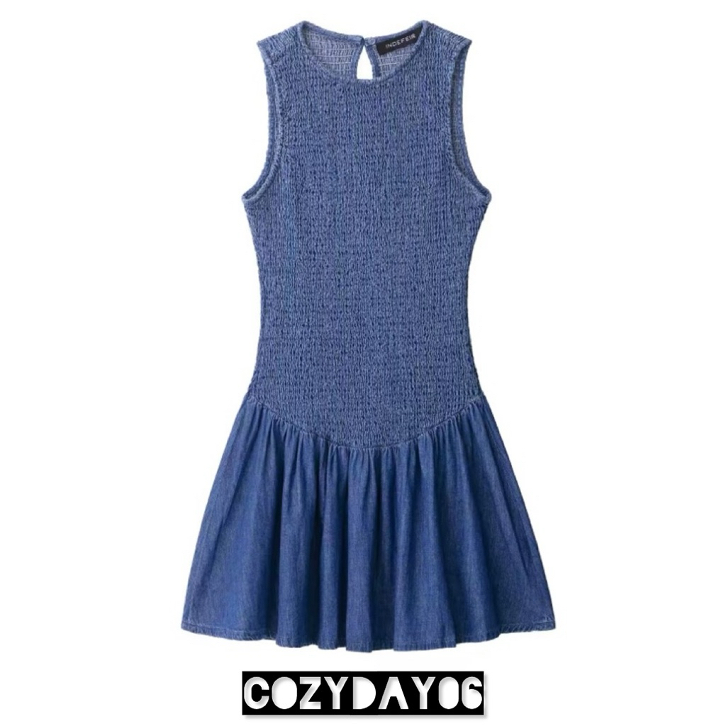พร้อมส่ง | cozyday06 เดรสสั้น