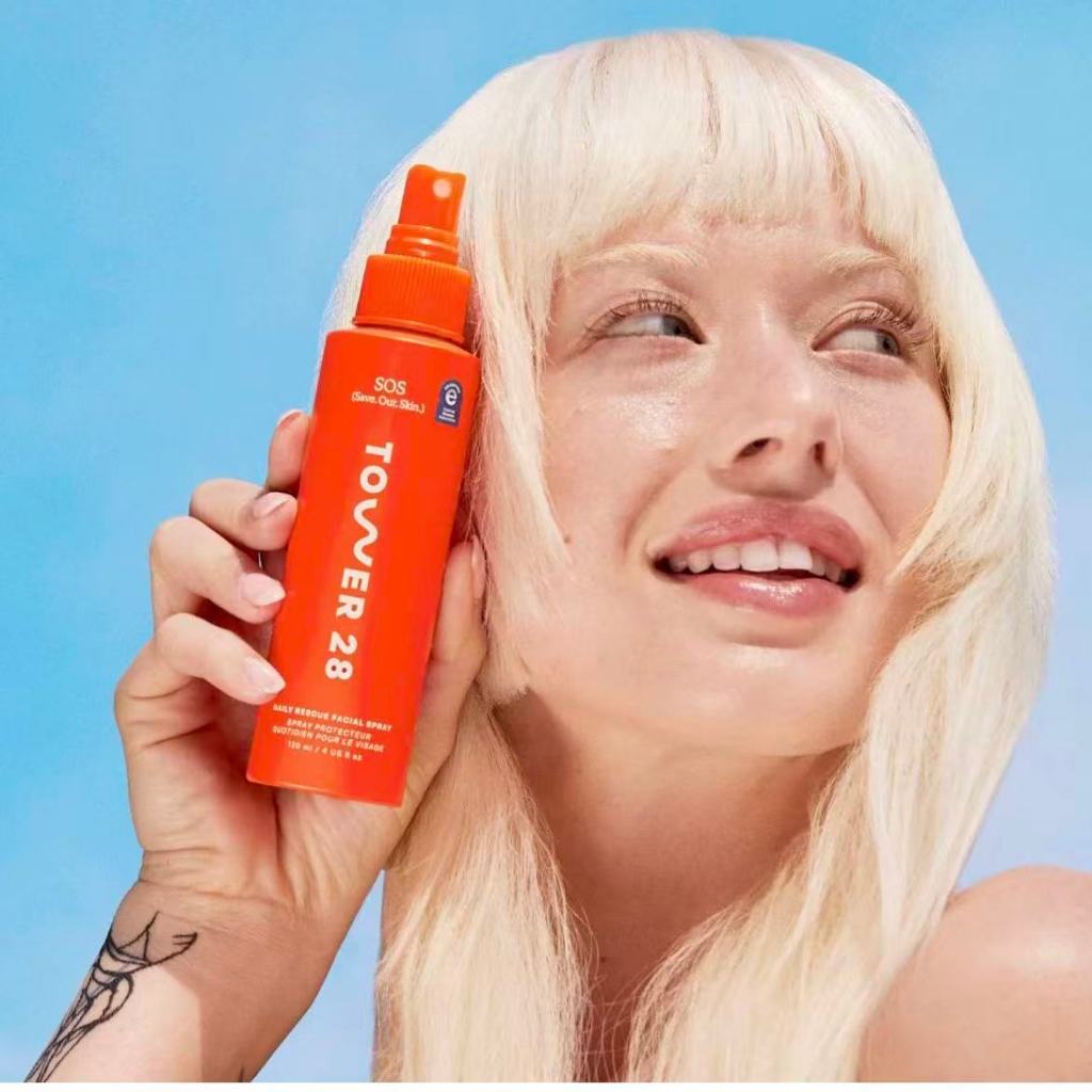 Tower 28 SOS Facial Spray สเปรย์ปลอบประโลมผิว ลดสิว ผิวแพ้ง่ายใช้ได้ ของแท้