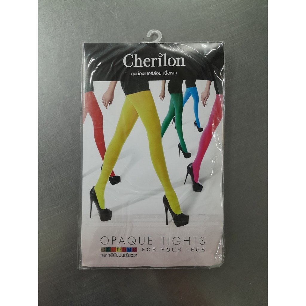 017  ถุงน่อง เชอรีล่อน Cherilon  เนื้อหนา สีดำ BL  ขนาดมาตรฐาน  สินค้าล้างสต๊อก หมดแล้วหมดเลย